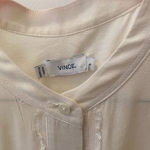 VINCE Satin dress shirt